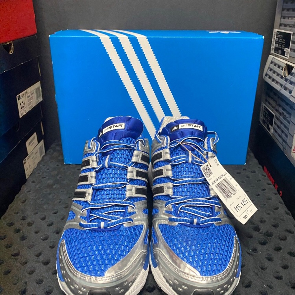 Adidas Adistar Control 5 Running Shoes Royal Blue/Silver - Picture 4 of 7